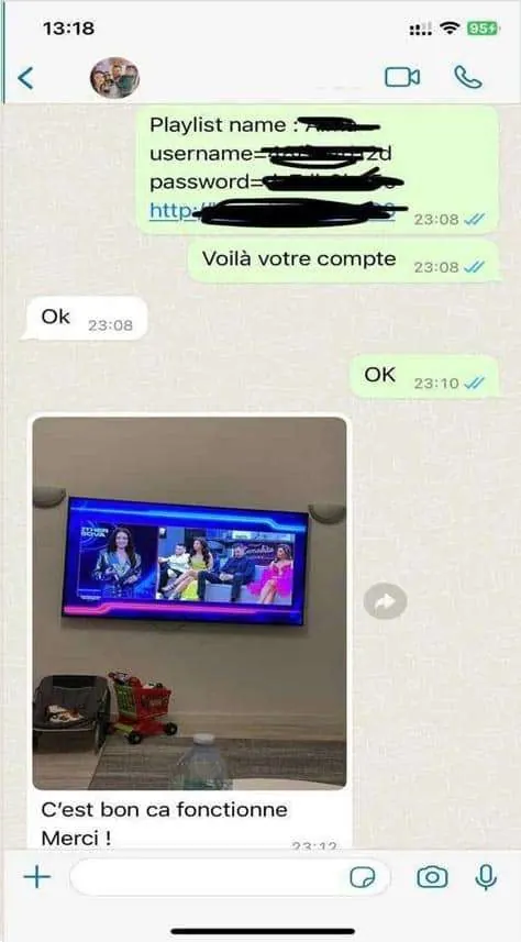 SmixIPTV customer review on WhatsApp 3