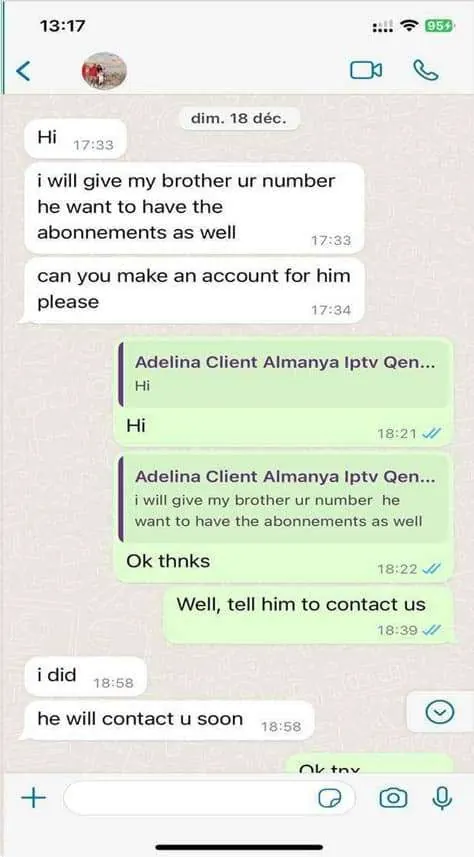SmixIPTV customer review on WhatsApp 4